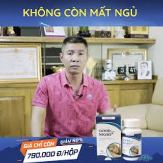 Good Night Plus hỗ trợ mất ngủ do căng thẳng, mệt mỏi