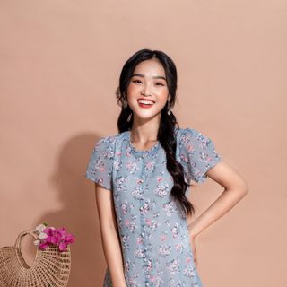 Váy tơ suông hàng TK