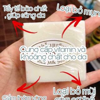 Xà phòng thái lan rice milk sữa gạo rửa mặt trắng da giá sỉ