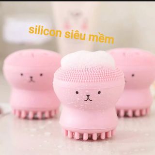 Bông rửa mặt bạch tuột silicon