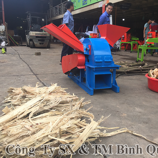 Máy băm gỗ 2T - băm gỗ thành dăm bào, mùn cưa