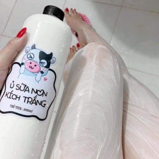 Ủ Sữa Non Kích Trắng Con Bò chai to