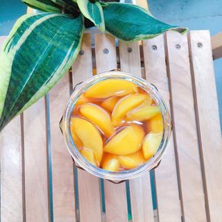 Đào Ngâm Hàn Quốc Yellow Peach 680G –