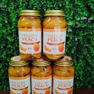 Đào Ngâm Hàn Quốc Yellow Peach 680G –