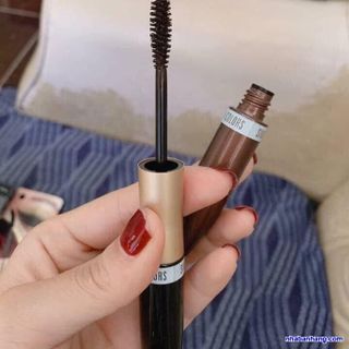 Mascara Sivanna 2 đầu đen + nâu làm cong dày dài mi mà ko hề bị vón cục