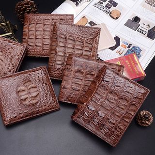 (Da Thật 100%) Bóp Nam 1 Mặt Da Cá Sấu cao cấp - B104