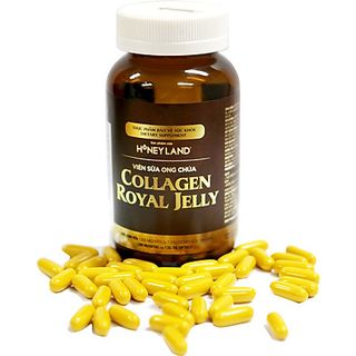 [HONEYLAND] - VIÊN SỮA ONG CHÚA COLLAGEN ROYAL JELLY (60v or 150v)