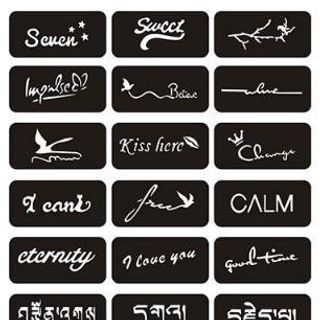 HÌNH XĂM TẠM THỜI - 14 NGÀY