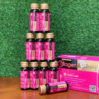 [HONEYLAND] - COLLAGEN GOLD HONEY (dạng nước, hộp 10 chai, 30ml/chai)