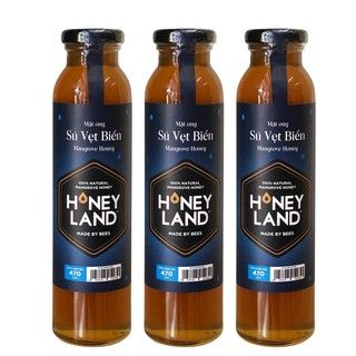 [HONEYLAND] - Mật Ong Hoa Sú Vẹt 470g