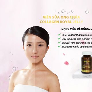 [HONEYLAND] - VIÊN SỮA ONG CHÚA COLLAGEN ROYAL JELLY (60v or 150v)