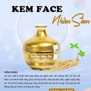 Kem Face nhân sâm Đặc trị nám giá sỉ