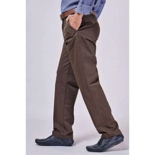 Quần Kaki Nam Trung Niên Cao Cấp Vải Cực Bền Và Không Ra Màu Kiểu Dáng Thời Trang Đủ Form Dáng - Màu Nâu
