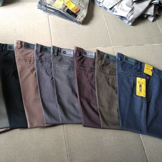 Quần Kaki Nam Trung Niên Cao Cấp Vải Cực Bền Và Không Ra Màu Kiểu Dáng Thời Trang Đủ Form Dáng - Màu Nâu