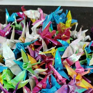 Hạc giấy trang trí