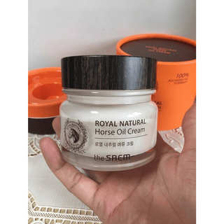 Kem Dưỡng Dầu Ngựa The Saem Royal Natural Horse Oil Cream 80ml