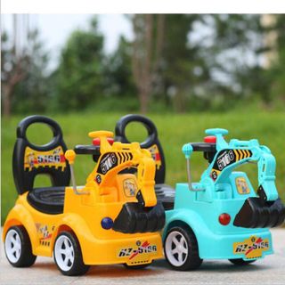 Xe chồi cần cẩu cho bé có nhạc đèn