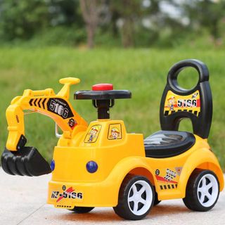 Xe chồi cần cẩu cho bé có nhạc đèn