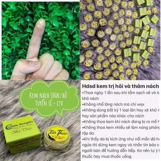 Kem trị HÔI NÁCH THÂM NÁCH gia truyền BÀ THẢO