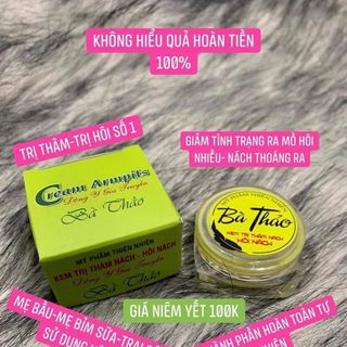Kem trị HÔI NÁCH THÂM NÁCH gia truyền BÀ THẢO