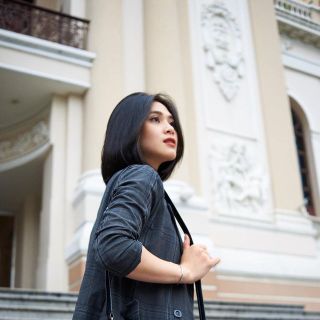 Túi da cá sấu trơn