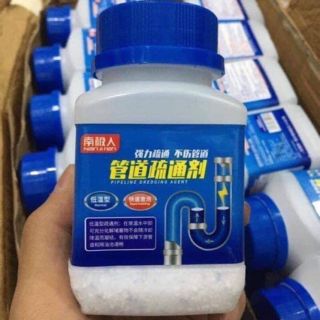Bột thông tắc cống lắp xanh