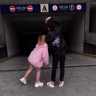 Áo khoác dù couple