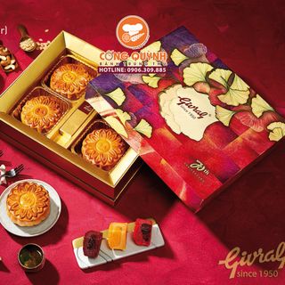 Bánh Trung Thu Givral 2020 Combo Sum Vầy Hộp 4 Bánh giá sỉ