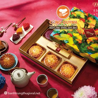 Bánh Trung Thu Givral 2020 Combo Sum Vầy Hộp 4 Bánh