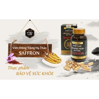 [HONEYLAND] - ĐÔNG TRÙNG HẠ THẢO SAFFRON 60 VIÊN