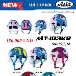 Mũ bảo hiểm trẻ em asia MT-103ks giá sỉ