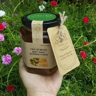 TẮC MẬT ONG ĐƯỜNG PHÈN 500GR [THÙNG 12 HỦ]