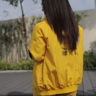 Áo khoác dù 2 lớp nam nữ in heo con đáng yêu - TN001