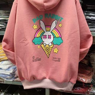 Khoác thun nỉ ngoại BAD RABBIT