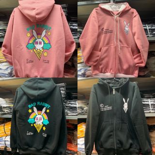 Khoác thun nỉ ngoại BAD RABBIT
