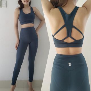 Set thể thao cách điệu tập Gym-Yoga S40038 - Giá sỉ​ giá bán buôn