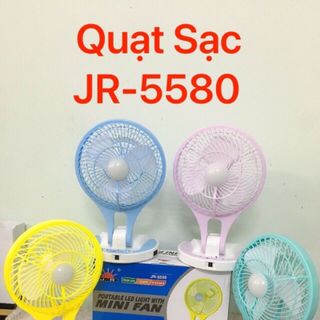 Quạt Sạc Tích Điện Mini Fan JR 5580 giá sỉ​, giá bán buôn