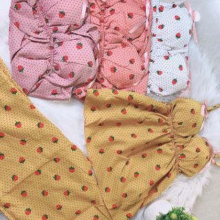 Set bộ mặc nhà dâu tây