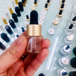 CHAI SERUM 5ML, VAI NGANG, NẮP HÚT CAO SU