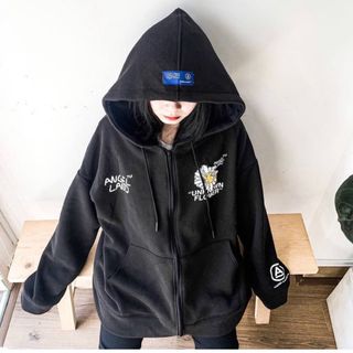 Áo Khoác nỉ ANGELLAND bông cúc