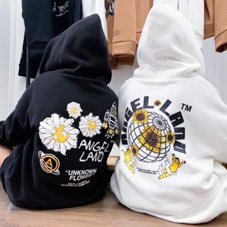 Áo Khoác nỉ ANGELLAND bông cúc