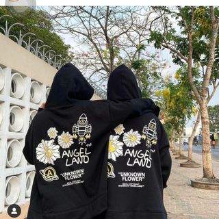 Áo Khoác nỉ ANGELLAND bông cúc