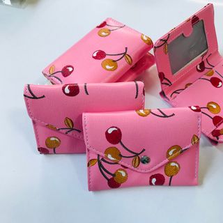Ví nữ cầm tay, cherry hồng