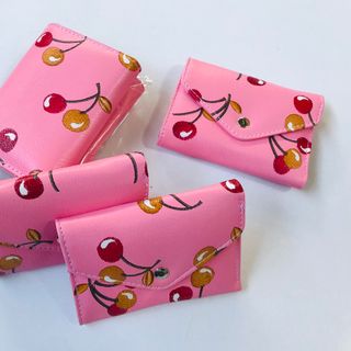Ví nữ cầm tay, cherry hồng
