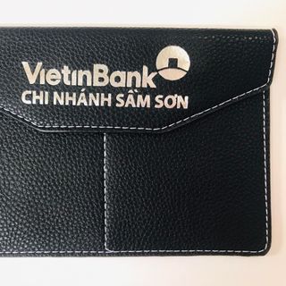 Ví đựng giấy tờ đăng kí, đăng kiểm đa năng, logo Vietinbank giá sỉ