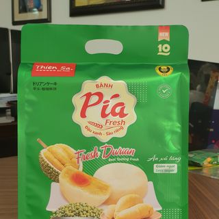 BÁNH PÍA THIÊN SA SỐ 10 - ĐẬU XANH SẦU RIÊNG TRỨNG MUỐI 400G