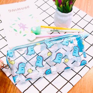 Bóp đựng bút viết bóp viết trong suốt hình trái cây và thú