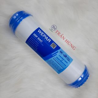 Lõi Lọc Thô Than Hoạt Tính 10 Inch GAC WEPAR, Lọc Cặn Bẩn, Khử Mùi Clo, Phèn, Thuốc Trừ Sâu Có Hại Trong Nước