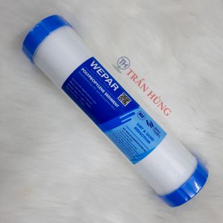 Lõi Lọc Thô PP 10 Inch WEPAR, Lọc Cặn Bẩn Lơ Lửng, Làm Trong, Keo, Phèn Trong Nước
