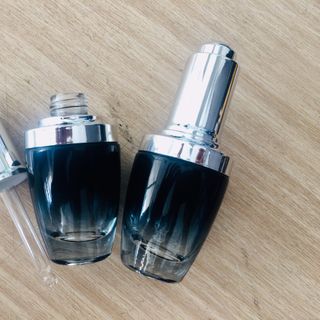 CHAI SERUM 20ML, OMBRE XANH ĐEN, NẮP HÚT XI BẠC